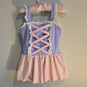 Only Little Once Rapunzel Girls Swimsuit 6/7